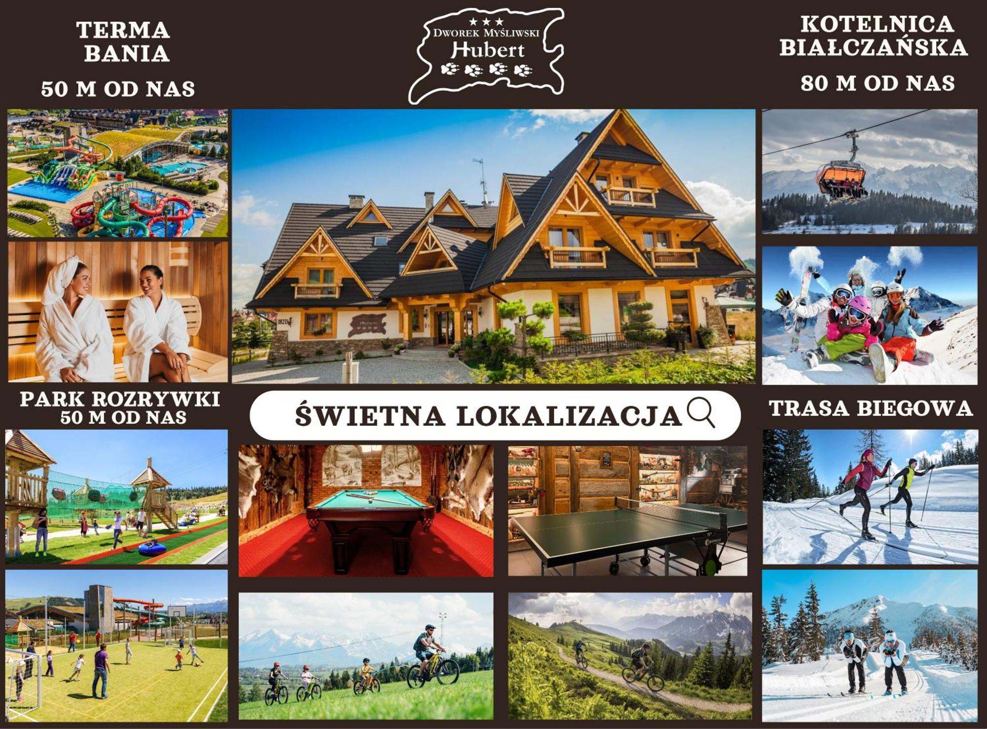 Dworek Mysliwski Hubert-Swietna Lokalizacja 50M Od Term Bania Бялка-Татшаньска Экстерьер фото